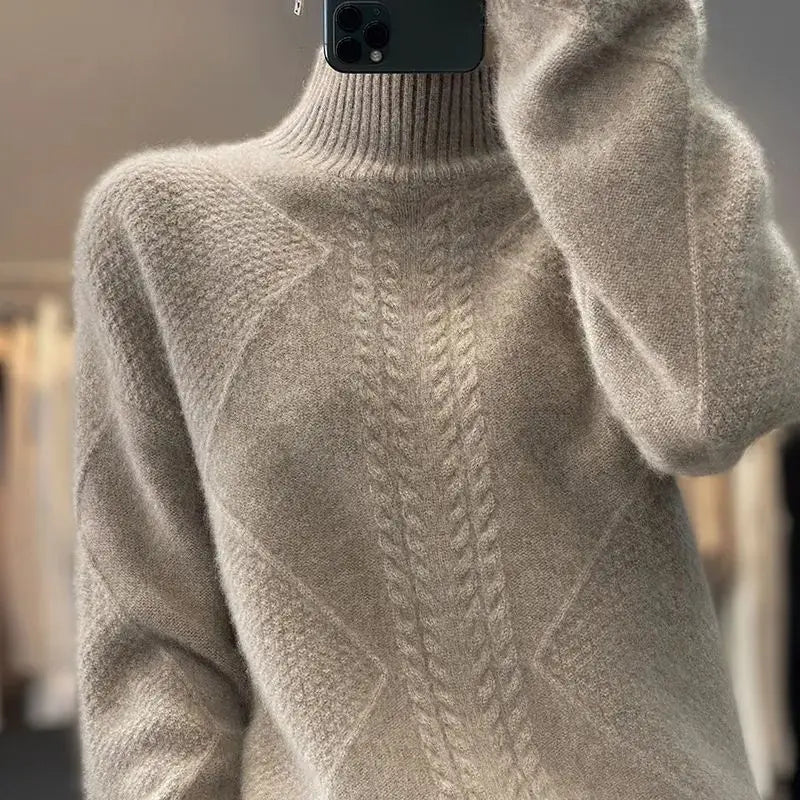 Pull en Maille Brossée Elara