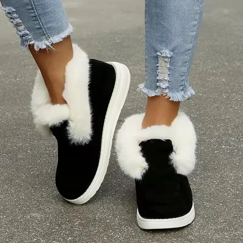 Bottes Fausse Fourrure Alpine
