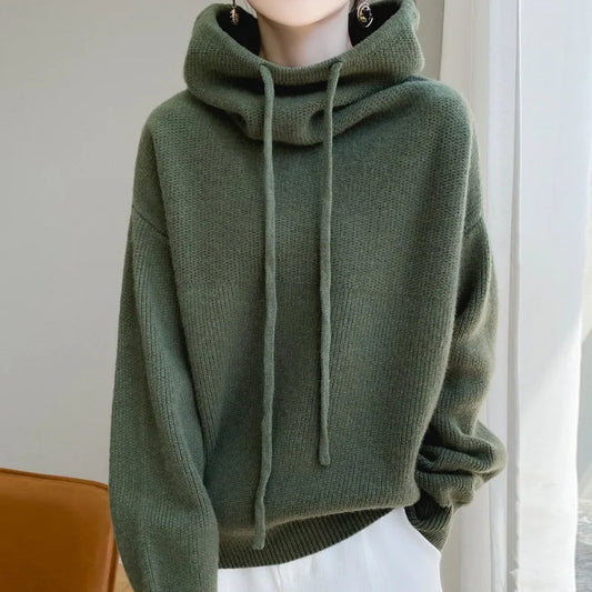 Sweat à Capuche en Maille Sophie