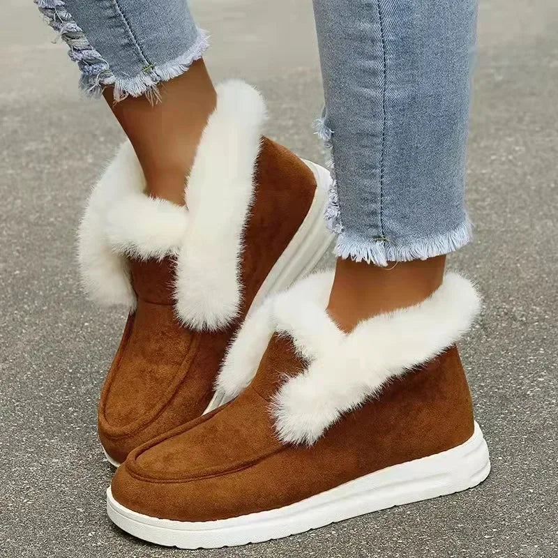 Bottes Fausse Fourrure Alpine